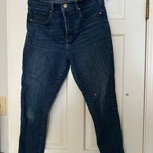 Loft high rise skinny jeans size 12